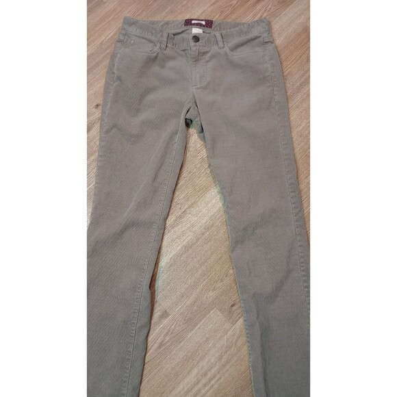 J Crew Matchstick Pants Womens 28 R TALL LONG Corduroy Straight Stretch Corded - Picture 2 of 16